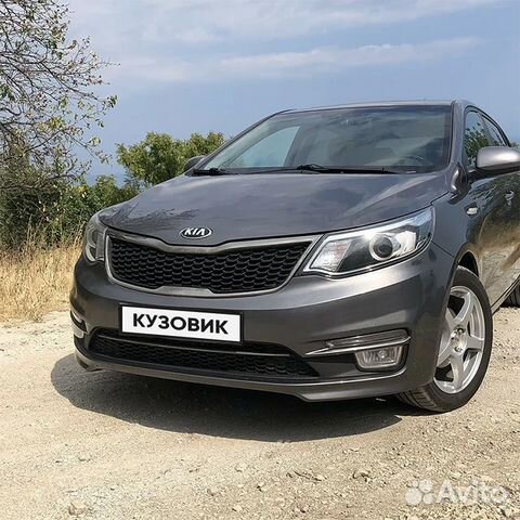 Бампер передний в цвет Kia Rio 3 (2015-2017)