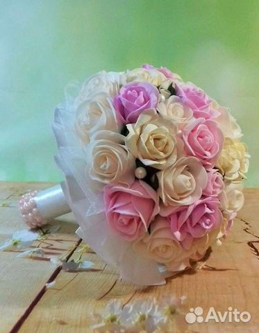 Букет невесты, браслеты, аксессуары для волос