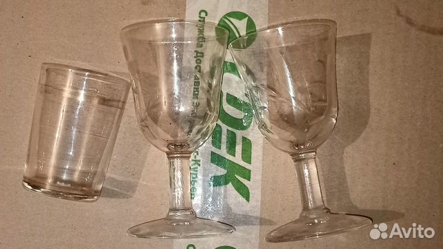 Фужеры бокалы стопки стаканы СССР