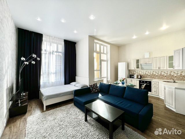 

Квартира-студия, 50 м², 1 кровать