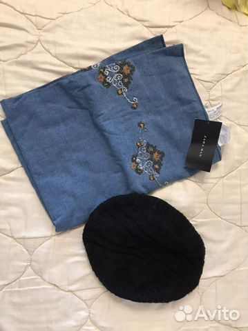 Новый снуд шарф мужской Zara Men кепка