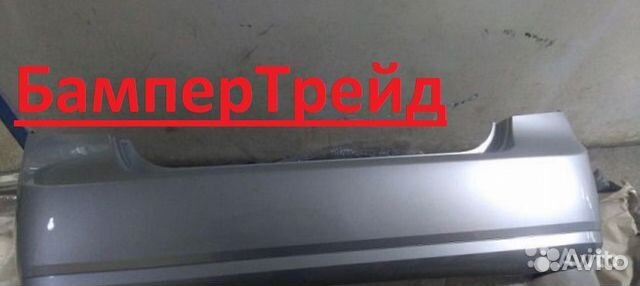Задний бампер Шевроле Лачетти седан серебристыйgan