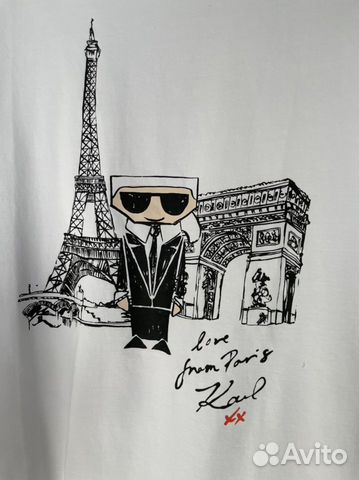 Футболка karl lagerfeld новая М