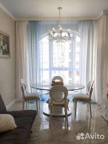 

1-к. квартира, 53 м², 3 кровати