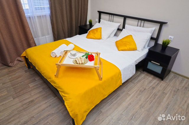 

1-к. квартира, 60 м², 2 кровати