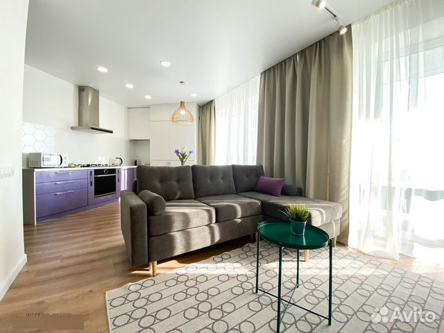 

Квартира-студия, 45 м², 2 кровати
