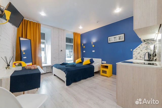 

1-к. квартира, 22 м², 2 кровати