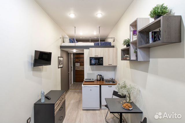 

Квартира-студия, 16 м², 2 кровати