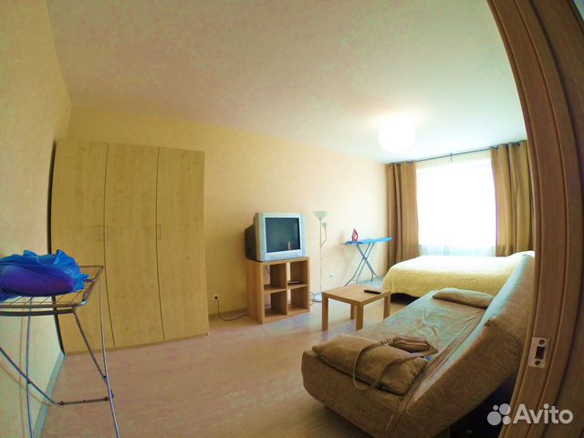 

1-к. квартира, 38 м², 2 кровати