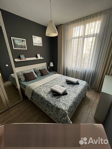 

2-к. квартира, 45 м², 2 кровати