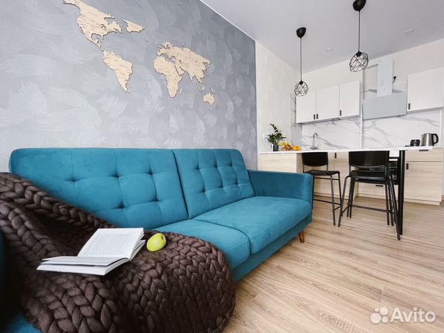 

1-к. квартира, 38 м², 2 кровати