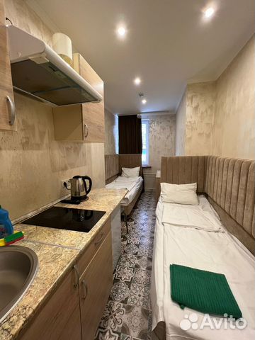 

Квартира-студия, 18 м², 2 кровати