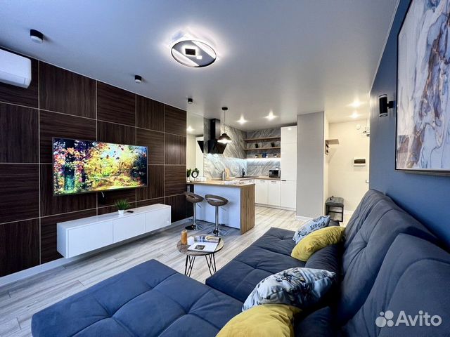 

1-к. квартира, 45 м², 2 кровати