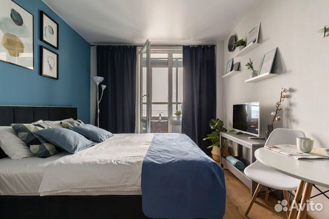 

Квартира-студия, 25 м², 1 кровать