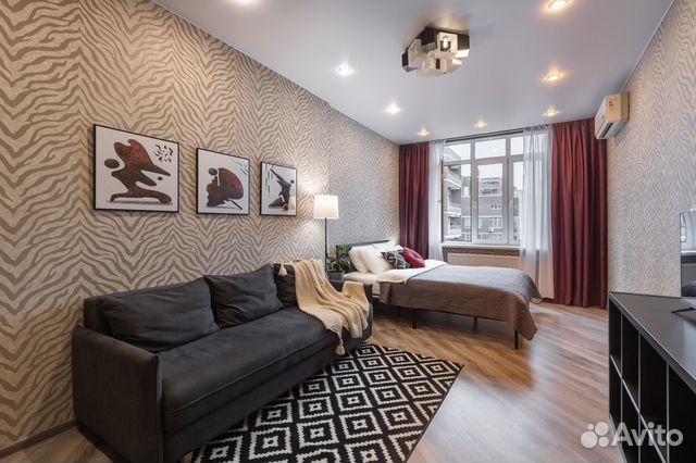 

1-к. квартира, 42 м², 2 кровати
