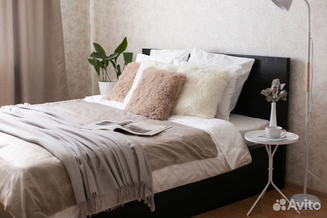 

1-к. квартира, 46 м², 3 кровати