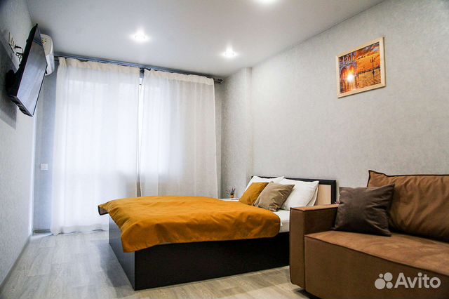 

1-к. квартира, 40 м², 3 кровати