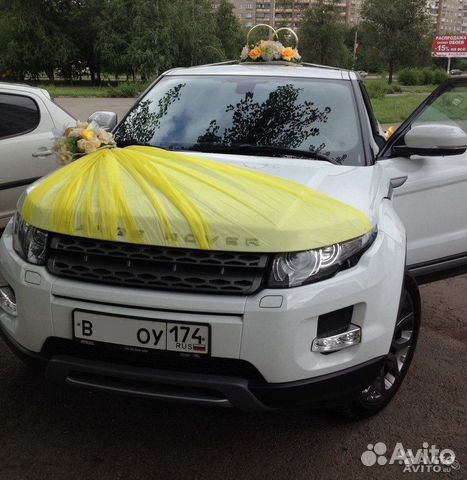 Авто на свадьбу range rover evoque