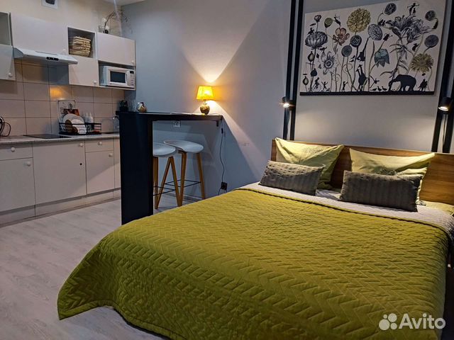

Квартира-студия, 32 м², 2 кровати