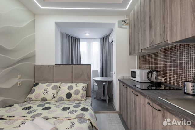 

Квартира-студия, 20 м², 2 кровати