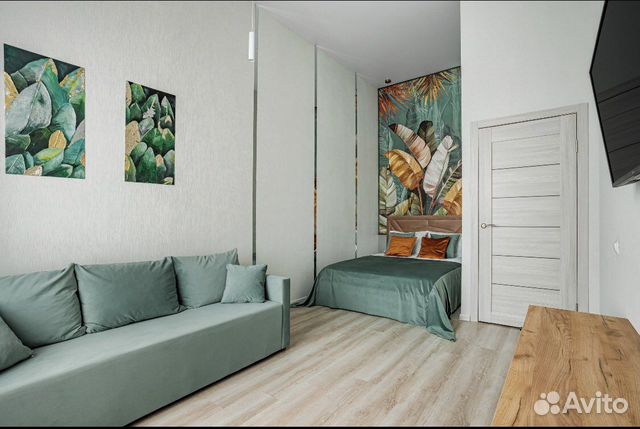 

1-к. квартира, 36 м², 2 кровати