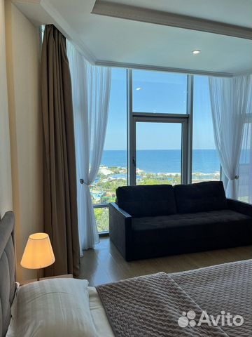 

Квартира-студия, 44 м², 2 кровати