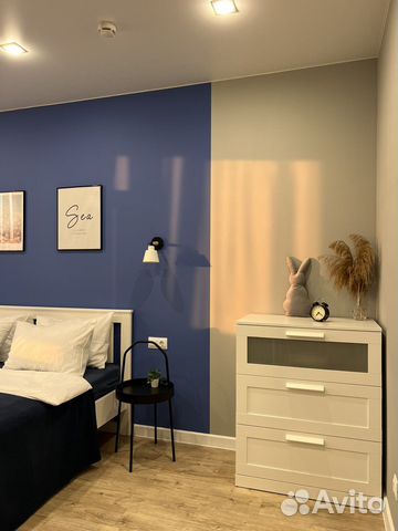 

Квартира-студия, 35 м², 2 кровати