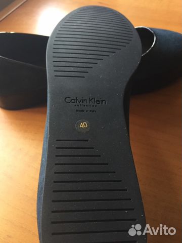 Туфли синие замшевые Calvin Klein р.40 новые