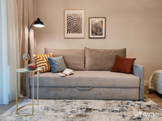 

1-к. квартира, 46 м², 3 кровати