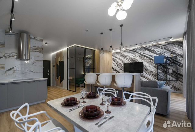 

Квартира-студия, 55 м², 2 кровати