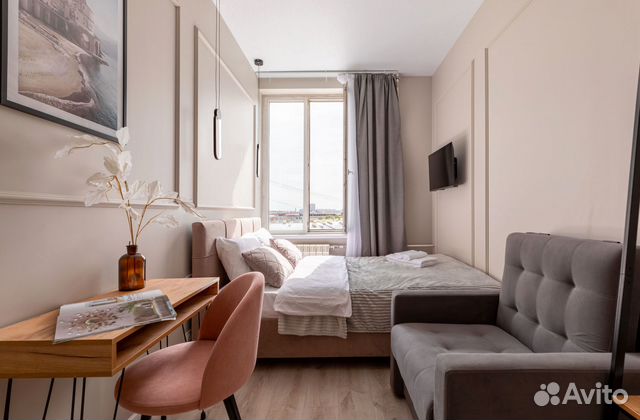 

Квартира-студия в апарт-отеле, 16 м², 2 кровати