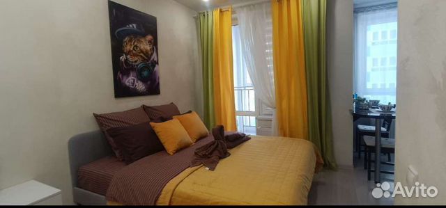 

Квартира-студия, 25 м², 2 кровати