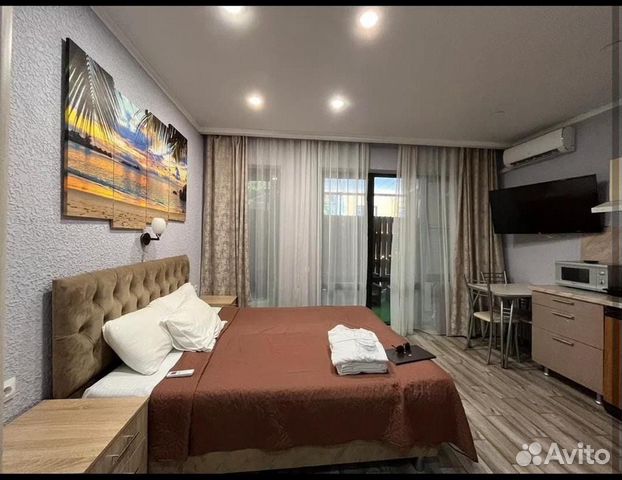 

Квартира-студия, 40 м², 3 кровати