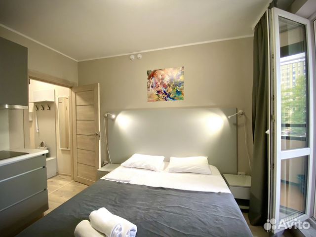

Квартира-студия в апарт-отеле, 18 м², 1 кровать
