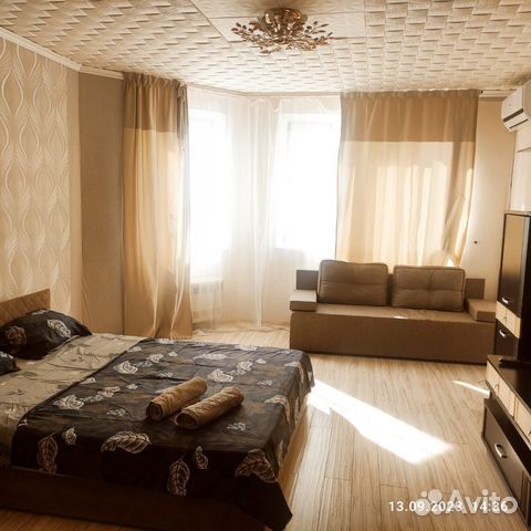 

1-к. квартира, 46 м², 3 кровати