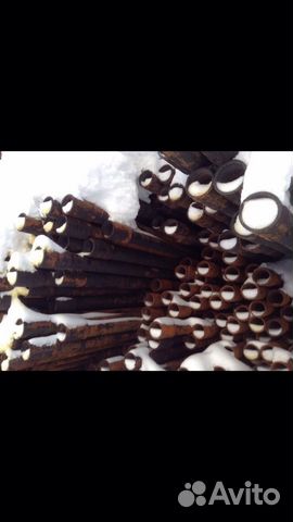 Труба на столбики Труба на столбики