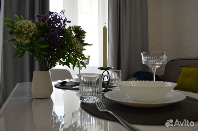 

1-к. квартира, 45 м², 2 кровати
