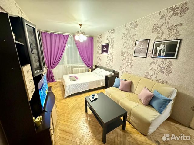 

1-к. квартира, 40 м², 2 кровати