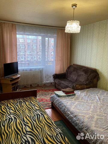 

1-к. квартира, 30 м², 2 кровати