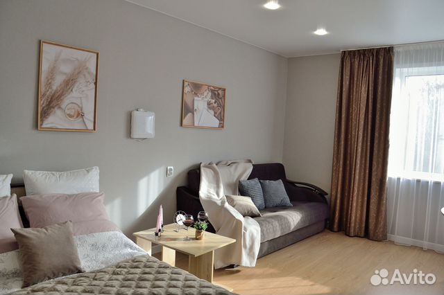 

Квартира-студия, 33 м², 3 кровати