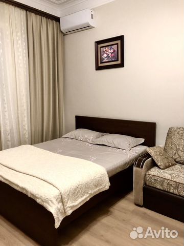 

1-к. квартира, 38 м², 2 кровати