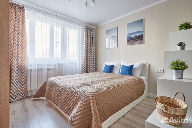 

1-к. квартира, 36 м², 2 кровати