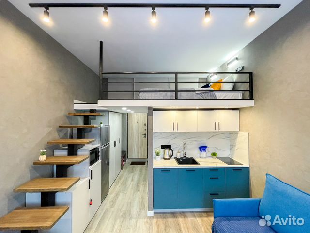 

Квартира-студия, 27 м², 2 кровати