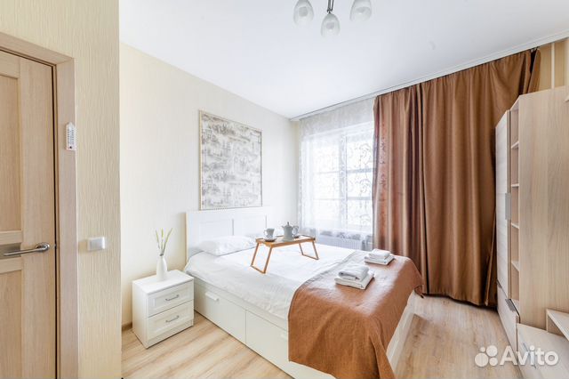 

1-к. квартира в апарт-отеле, 38 м², 2 кровати