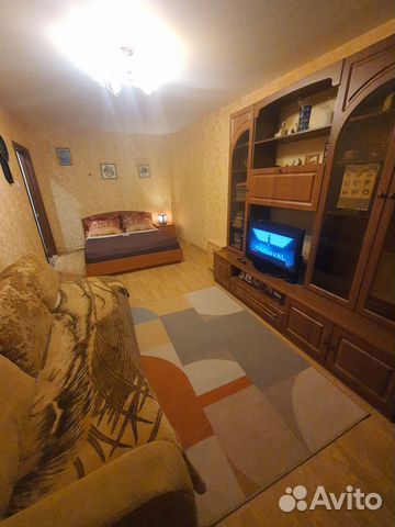 

1-к. квартира, 34 м², 2 кровати