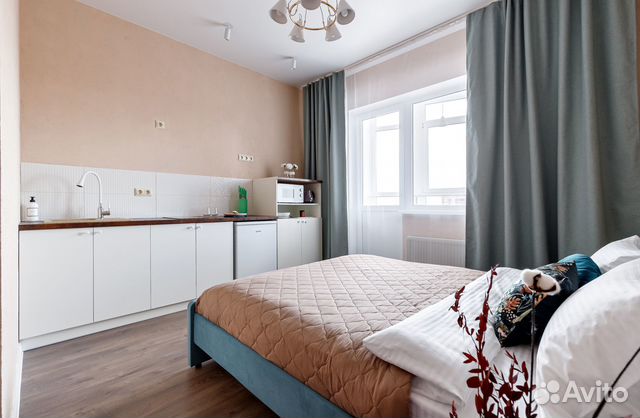 

Квартира-студия, 22,6 м², 1 кровать