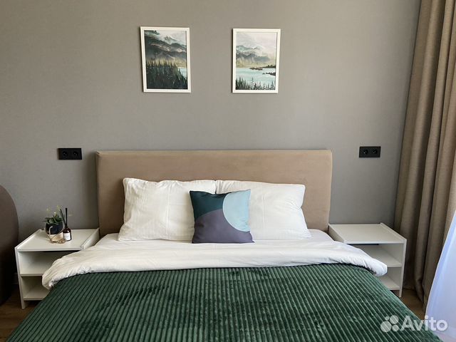 

1-к. квартира, 45 м², 2 кровати