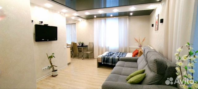 

Квартира-студия, 33 м², 2 кровати