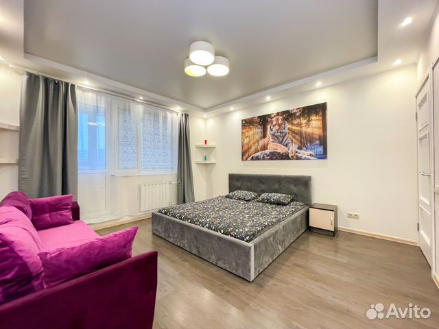 

1-к. квартира, 45 м², 2 кровати