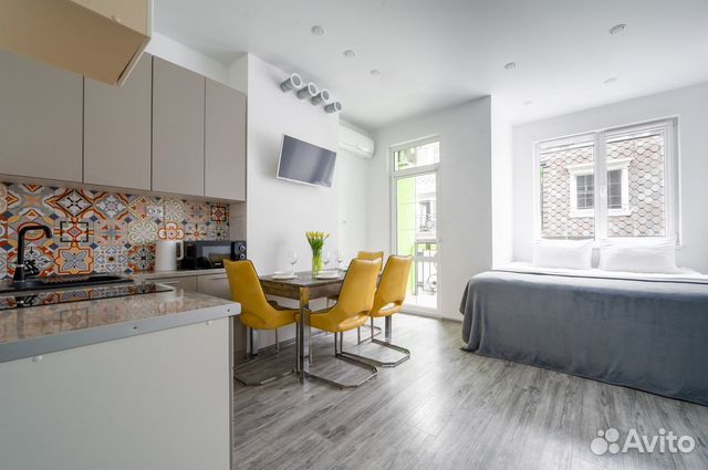 

Квартира-студия, 30 м², 2 кровати